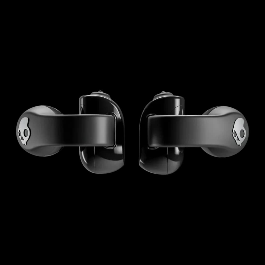 Écouteurs Skullcandy Push 720 Open-Ear Bluetooth 5.3 6h + 24h étui IP67 Noir/Argent - paire d'écouteurs