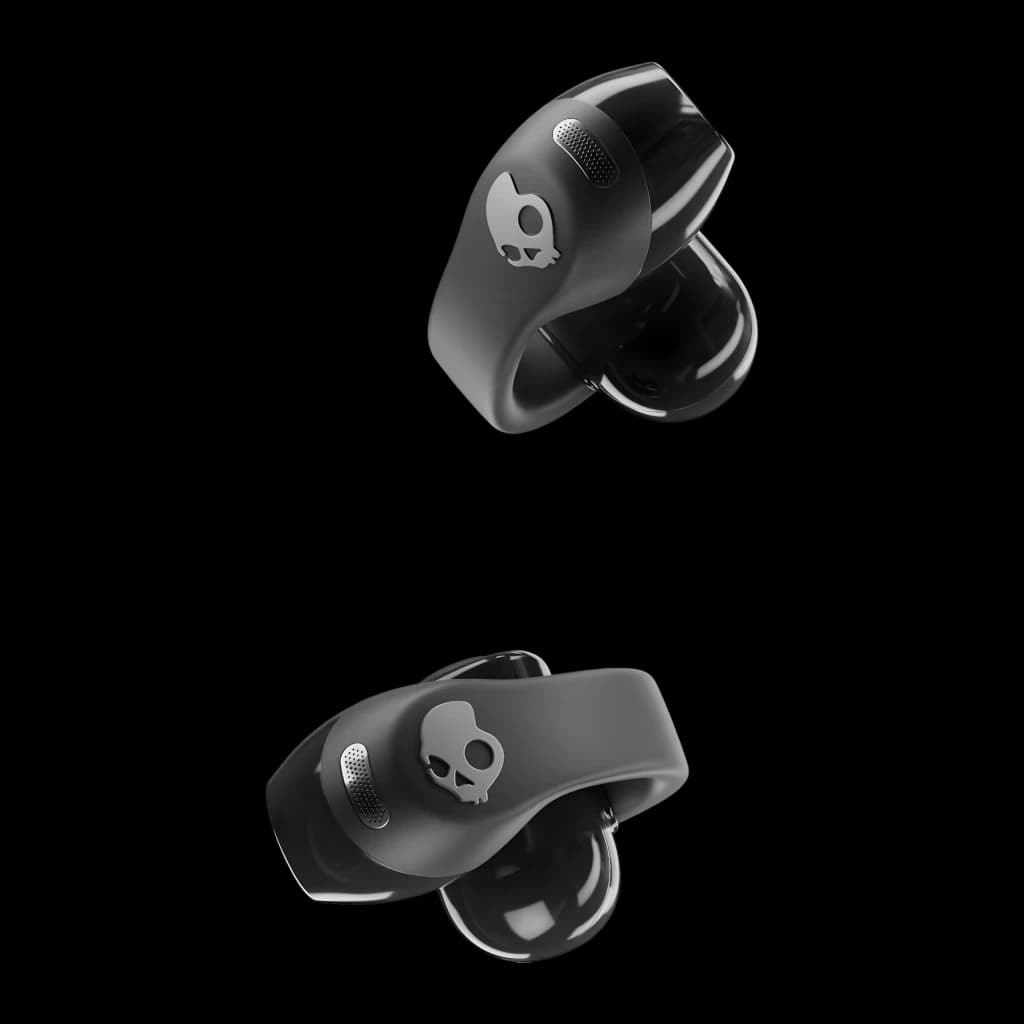 Écouteurs Skullcandy Push 720 Open-Ear Bluetooth 5.3 6h + 24h étui IP67 Noir/Argent - deux écouteurs