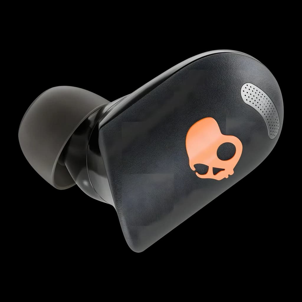 Auriculares Skullcandy Sesh ANC True Wireless Cancelamento de Ruído TWS Bluetooth 5.2 Preto - logótipo caveira