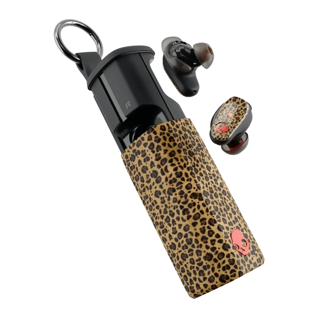 Écouteurs sans fil TWS Skullcandy Method 360 ANC Leopard avec réduction de bruit active Noir Multicolor