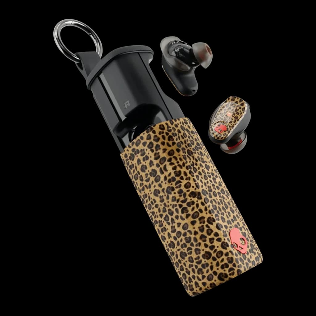 Écouteurs sans fil TWS Skullcandy Method 360 ANC Leopard avec réduction de bruit active Noir Multicolor