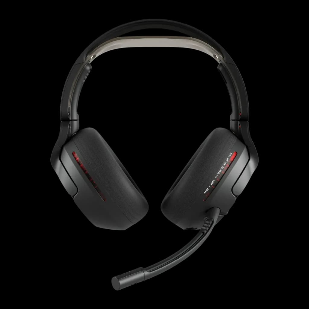 Auscultadores Gaming Skullcandy Crusher PLYR 720 Sem Fios Microfone Boom Preto - almofadas com detalhes
