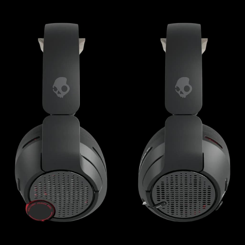 Auscultadores Gaming Skullcandy Crusher PLYR 720 Sem Fios Microfone Boom Preto - exterior das duas