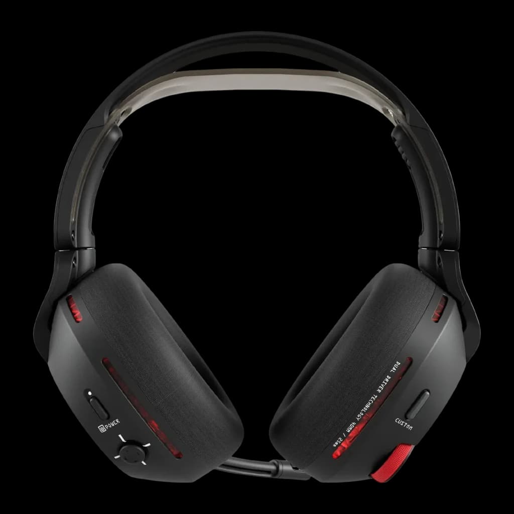 Auscultadores Gaming Skullcandy Crusher PLYR 720 Sem Fios Microfone Boom Preto - auscultadores com detalhes