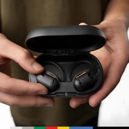 Auriculares Skullcandy Push ANC Cancelación de Ruido In-Ear Bluetooth 5.3 Negro/Naranja - 12 mm