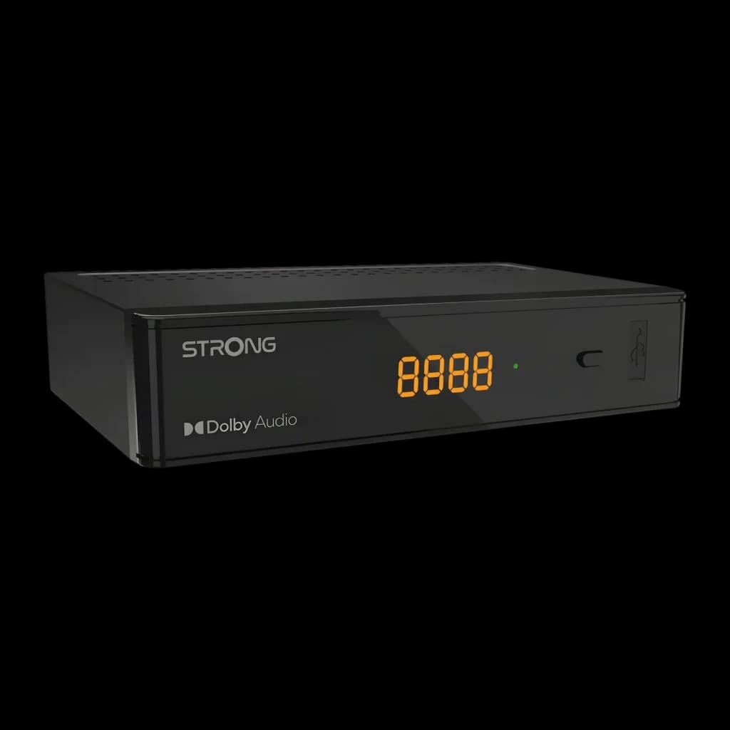 Récepteur satellite Strong Noir HD Enregistrement USB SRT7030 - 50/60 Hz