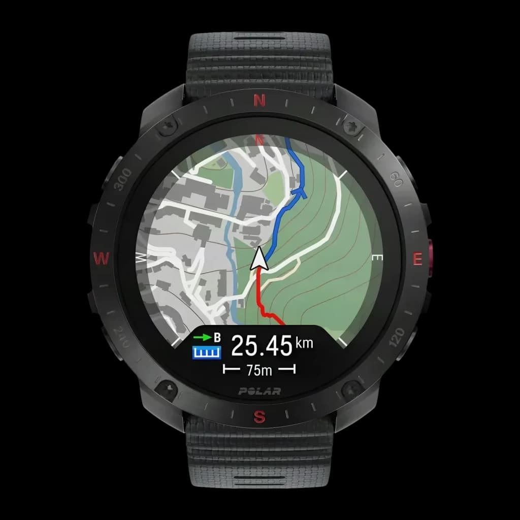 Polar Grit X2 Pro 48,6mm GPS Mapas offline Bateria 10 Dias Preto