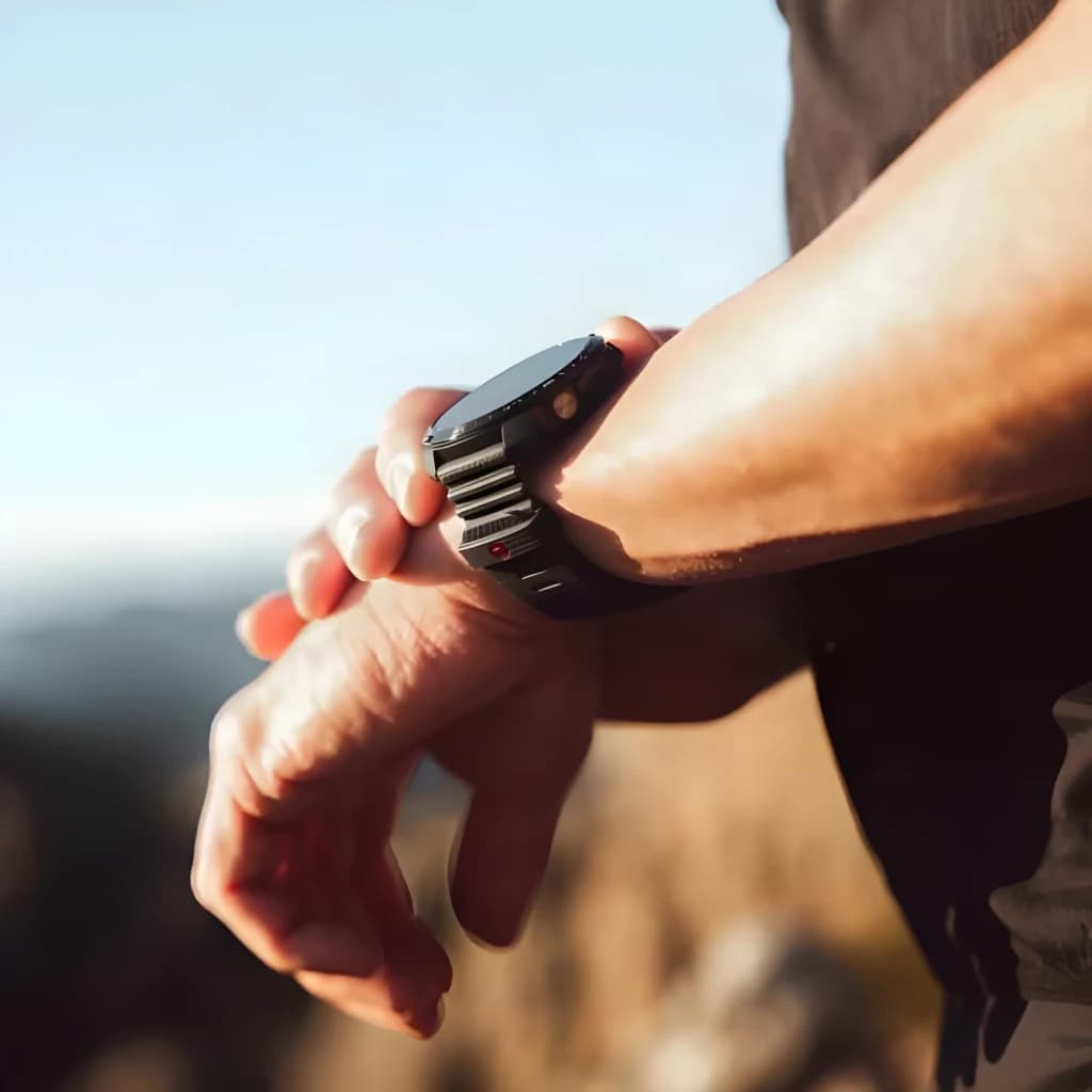 Polar Grit X2 Pro 48,6mm GPS Mapas offline Bateria 10 Dias Preto - bracelete texturizado e botão