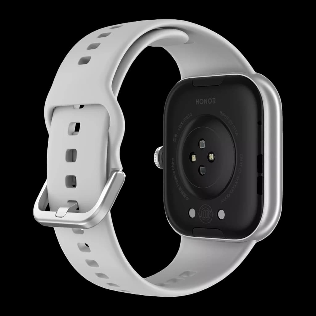 HONOR Choice Watch 2 Pro Branco Chamadas Bluetooth Bateria 14 Dias GPS - sensor de saúde, pulseira silicone