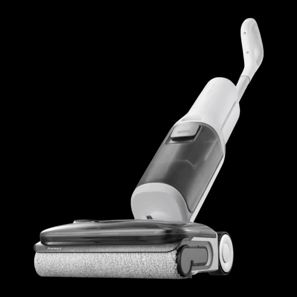Aspirateur Balai Roborock F25 RT Gen 2 Blanc Sec et Humide Sans Fil 20000Pa 38min - réservoir transparent, tête