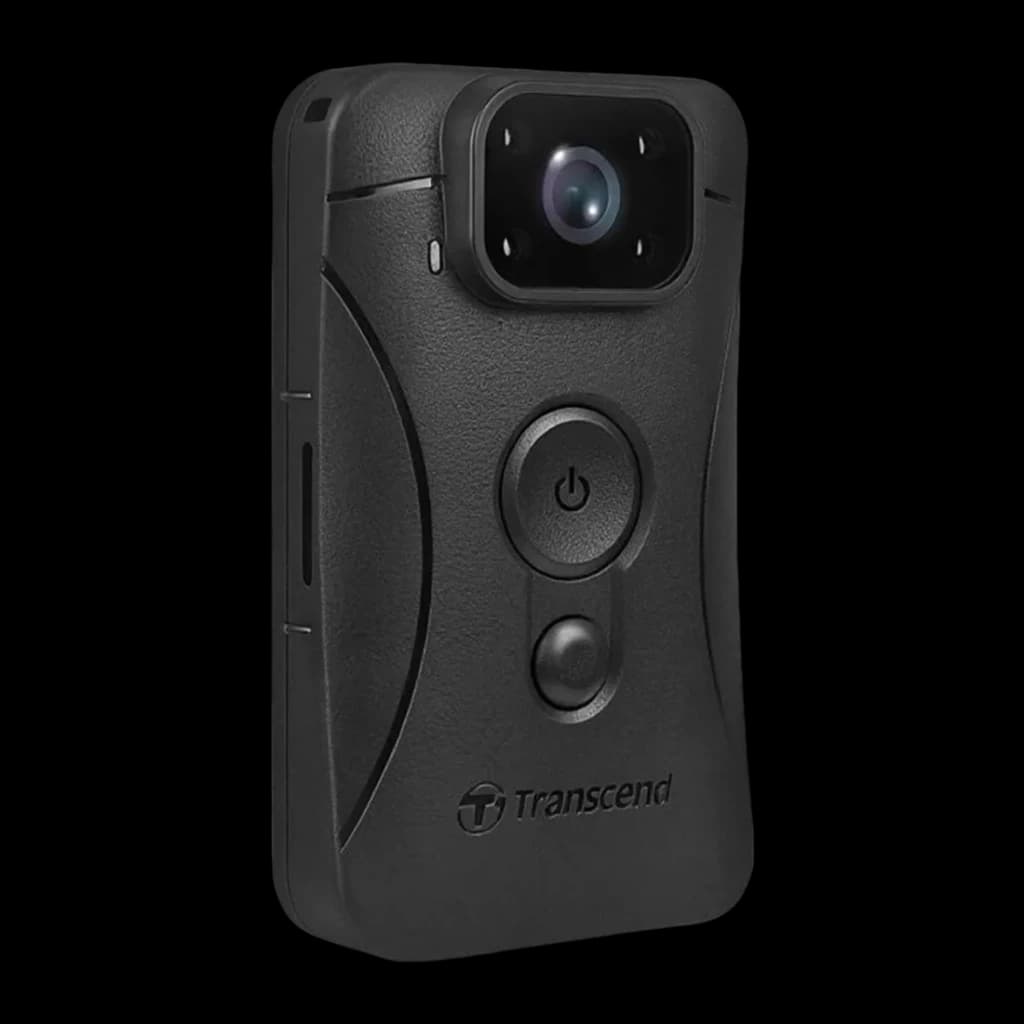 Câmara corporal Transcend DrivePro Body 10 64GB Wi-Fi Full HD 1080p IPX4 Preto - módulo de lente