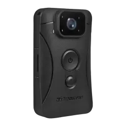 Câmara corporal Transcend DrivePro Body 10 64GB Wi-Fi Full HD 1080p IPX4 Preto - módulo de lente