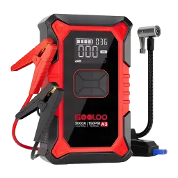 Arrancador de Bateria GOOLOO A3 3000A até 9L Gasolina / 6,5L Diesel