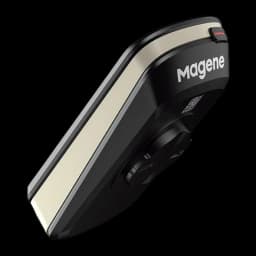 Compteur GPS vélo Magene C506 SE Noir 17h (24h économie) - bande dorée, logo Magene et système