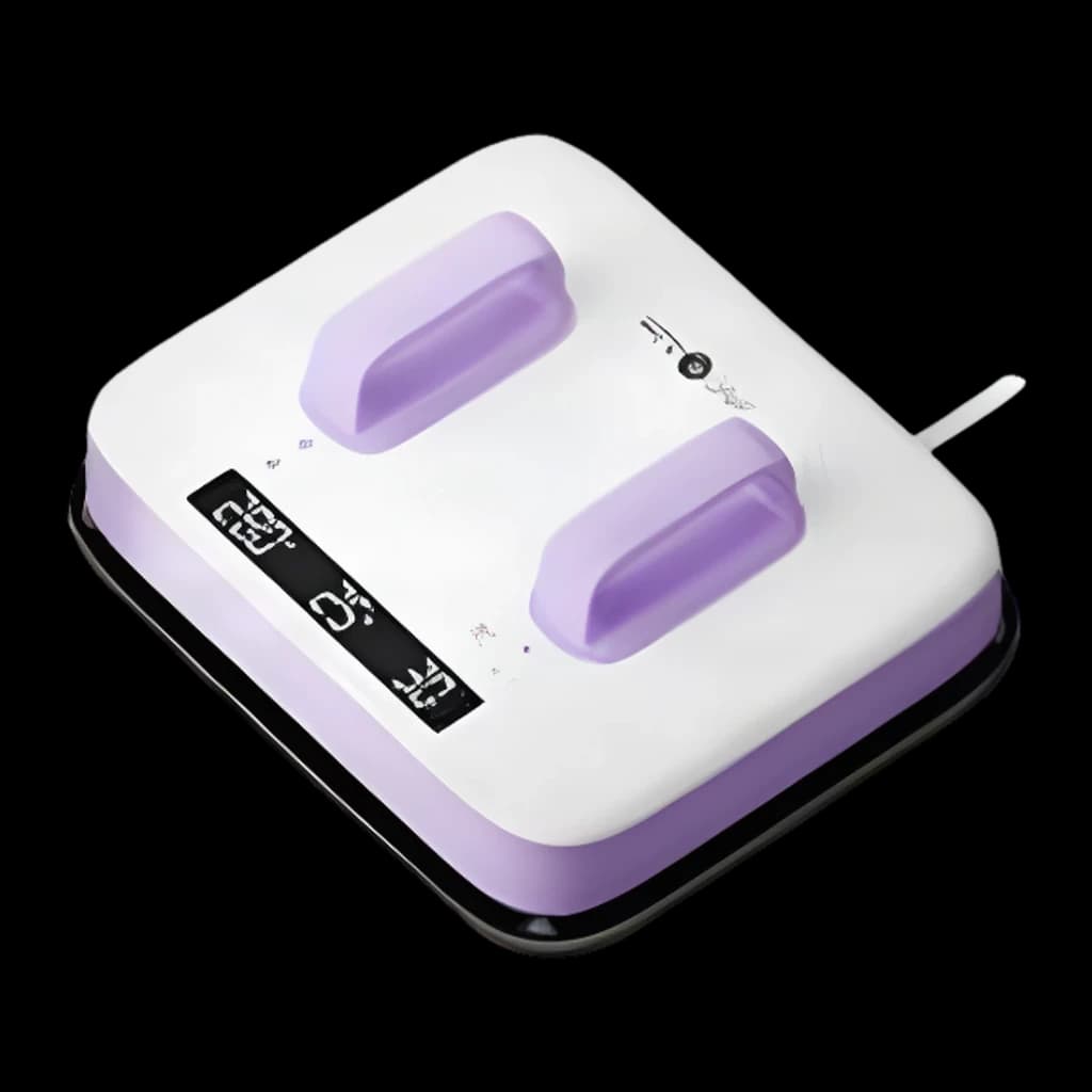 Presse thermique HTVRONT HPS07 1200W 30,5 x 25,4 cm Violet - écran LCD latéral et deux poignées violettes