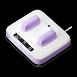 Presse thermique HTVRONT HPS07 1200W 30,5 x 25,4 cm Violet - écran LCD latéral et deux poignées violettes