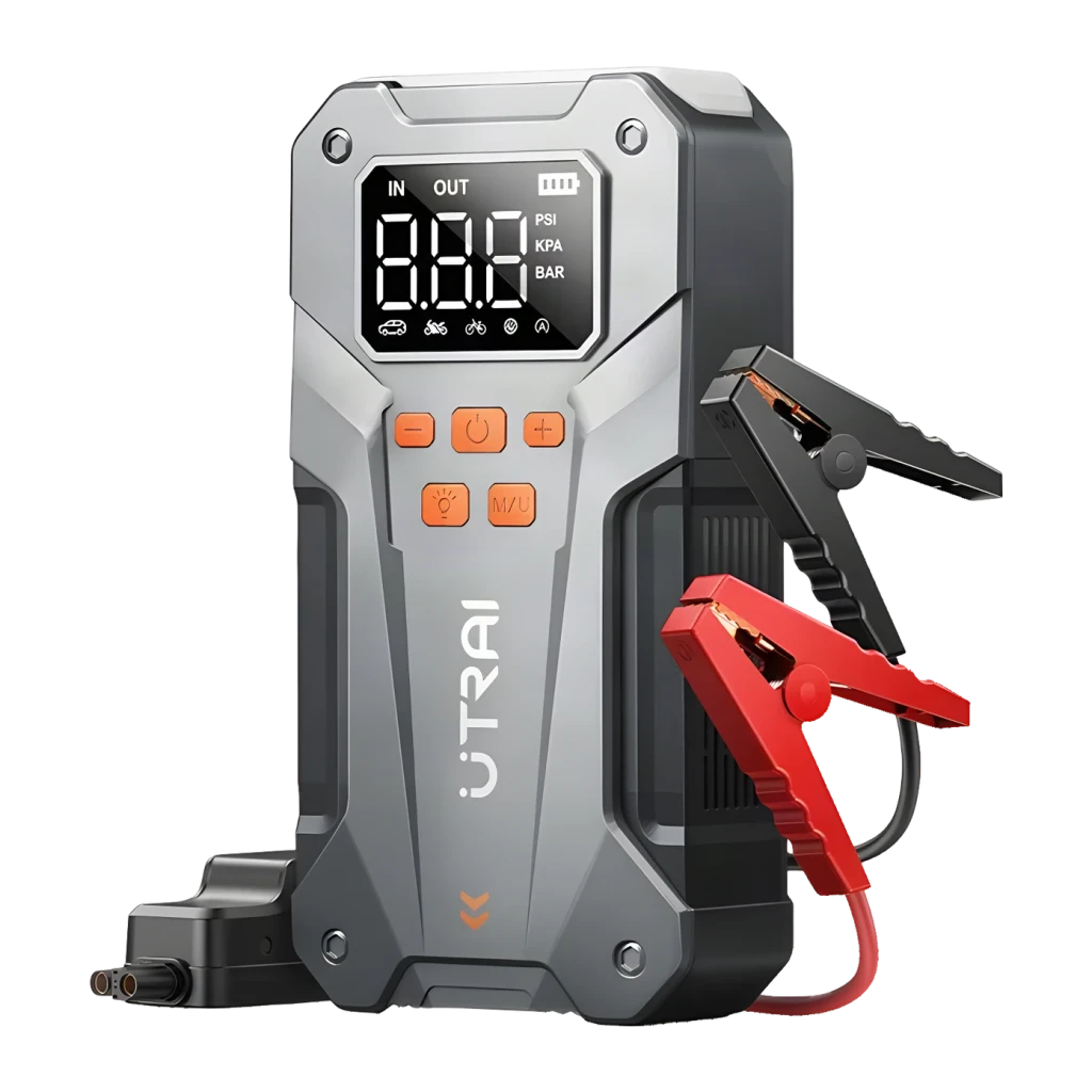 Arrancador de Bateria UTRAI JS20 Cinzento 800A até 8,5L gasolina / 7,0L diesel