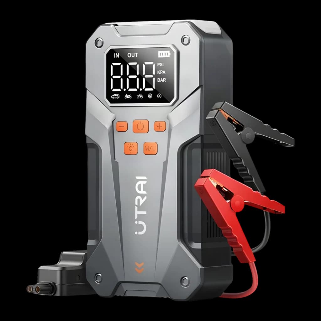 Arrancador de Bateria UTRAI JS20 Cinzento 800A até 8,5L gasolina / 7,0L diesel