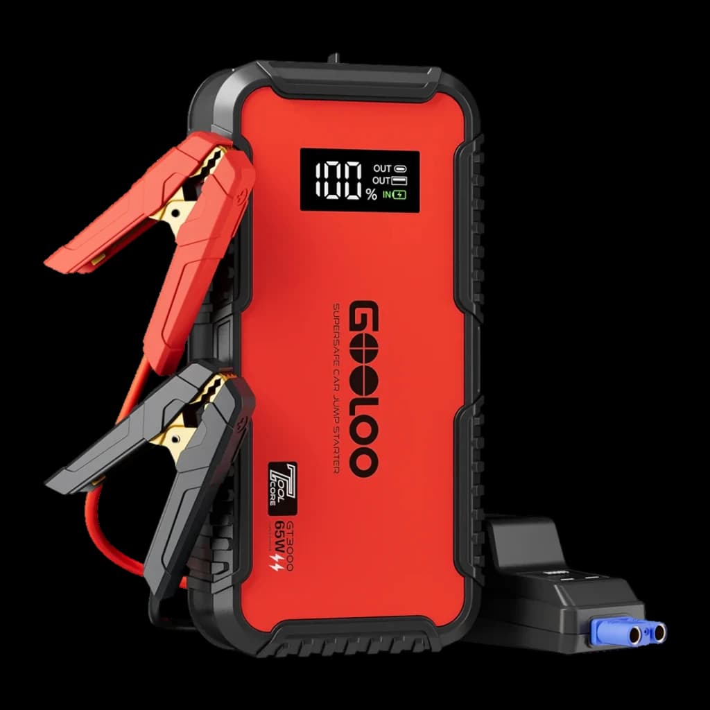 Arrancador de Bateria GOOLOO 3000A até 8,5L Gasolina / 6,0L Diesel GT3000