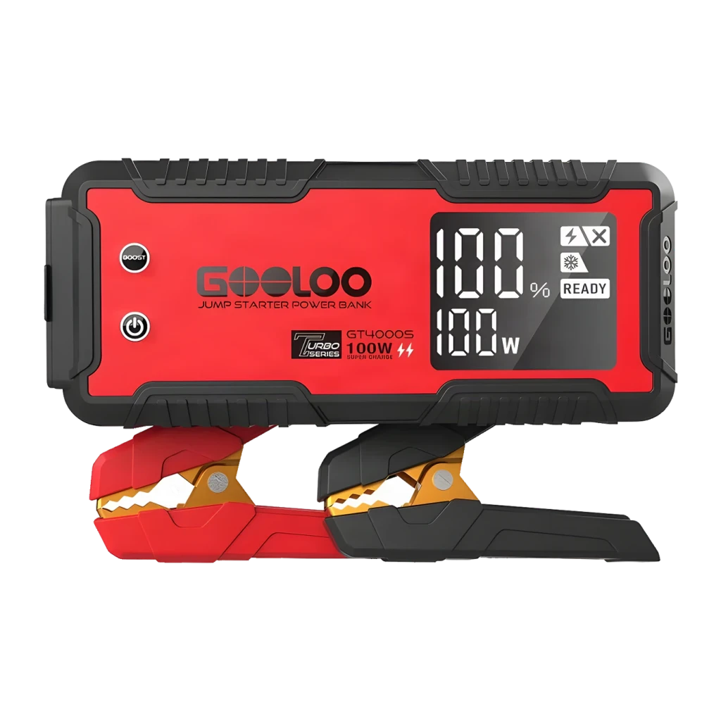 Arrancador de bateria GOOLOO 4000A até 12L Gasolina / 10L Diesel GT4000S