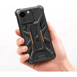 AGM Note N2 Active 3Go/32Go Noir 4,96 pouces IPS 3000mAh 5MP - coque robuste avec accents orange et logo