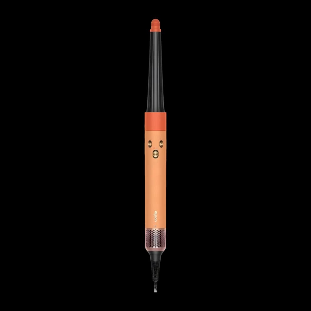 Moldeador de pelo Dyson Airwrap i.d. Straight + Wavy Pátina Cerámica/Topacio Naranja - mango naranja