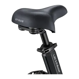 Vélo Électrique ENGWE L20 3.0 Pro 250W Moteur Central 100Nm 160km 25km/h Noir - logo ENGWE et tige