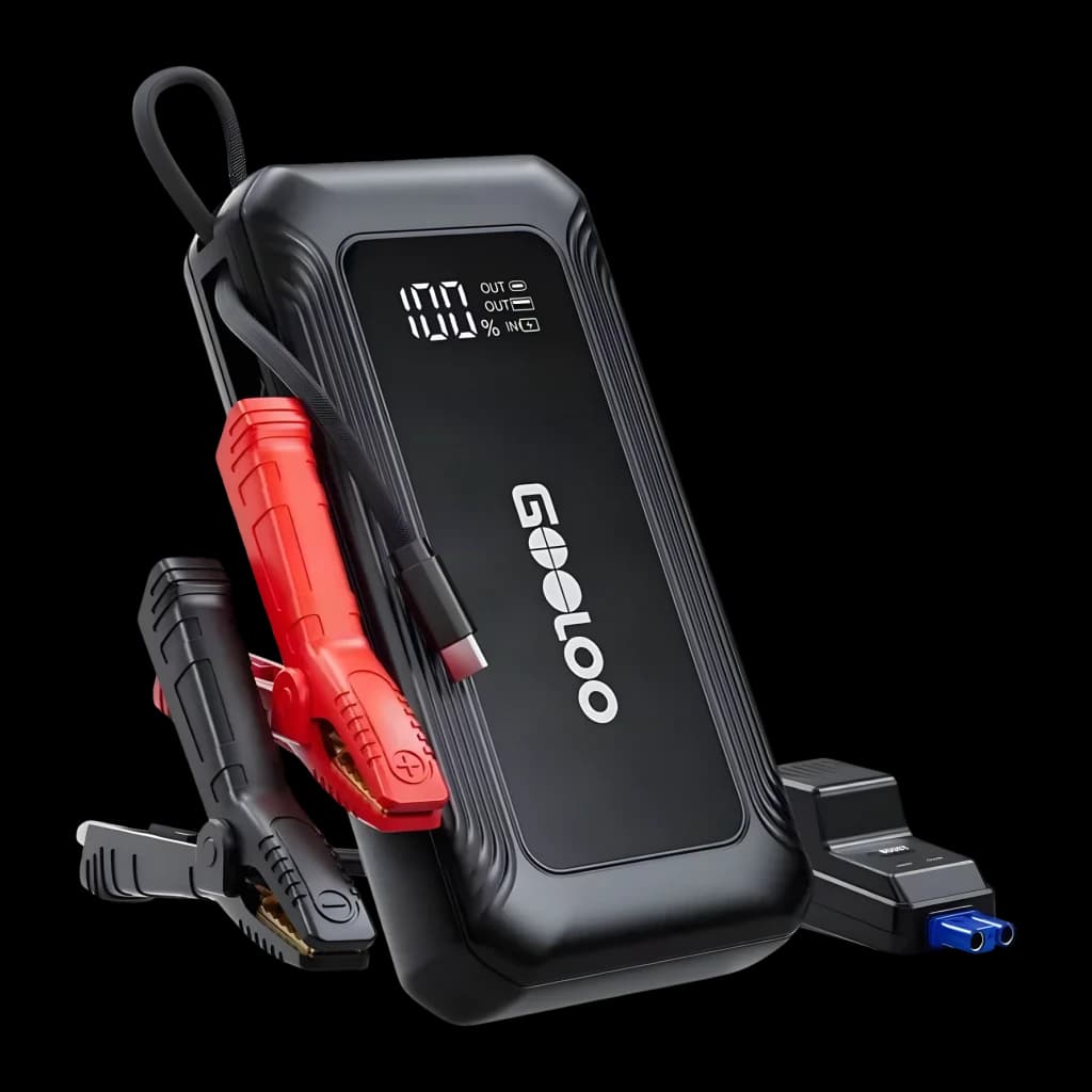 Arrancador de Bateria GOOLOO G7 Preto 3000A até 8,5L Gasolina / 6,0L Diesel