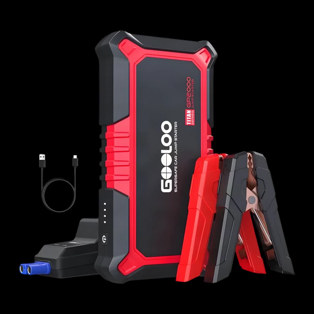 Arrancador de Bateria GOOLOO 2000A até 8,0L gasolina / 6,0L diesel GP2000