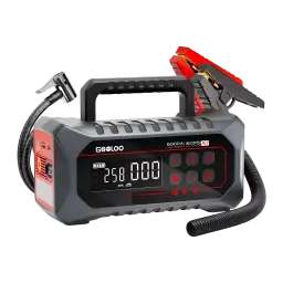 Arrancador de Bateria GOOLOO A7 6000A até 10L Gasolina e Diesel