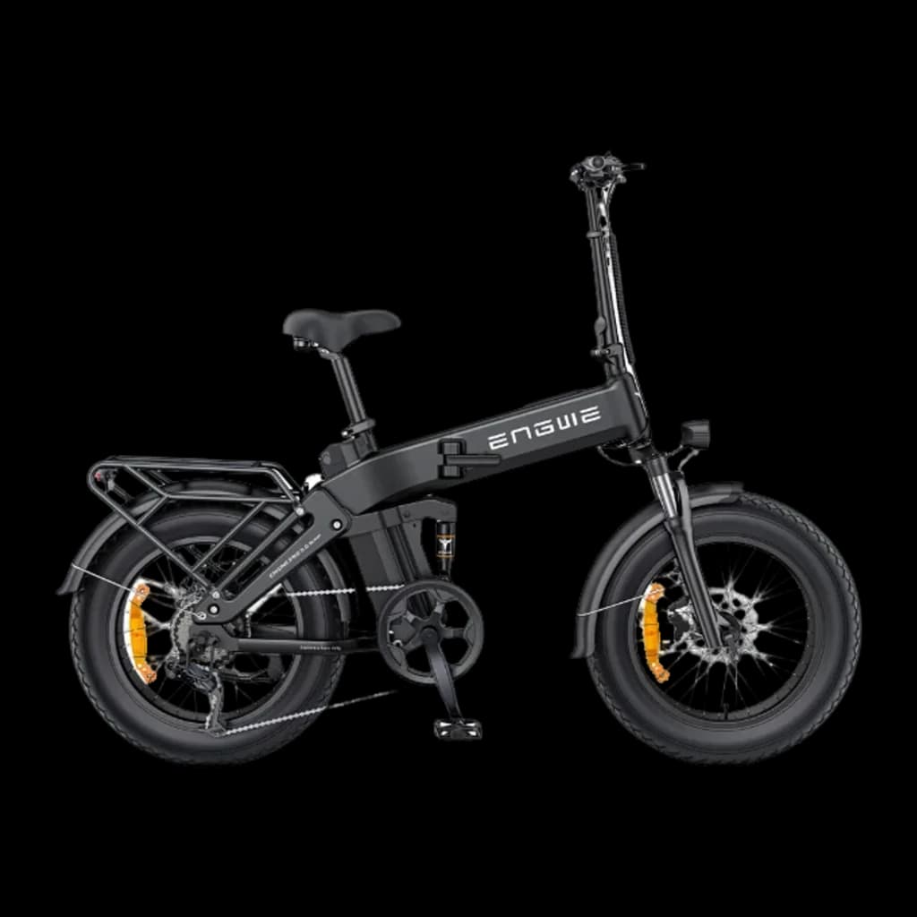 Bicicleta Eléctrica Plegable ENGWE Engine Pro 3.0 Boost Negro 250W 90Nm - ruedas fat, frenos de disco