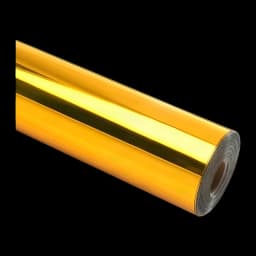 HTVRONT Vinil Cromado Metalizado 30,5x90cm Dourado