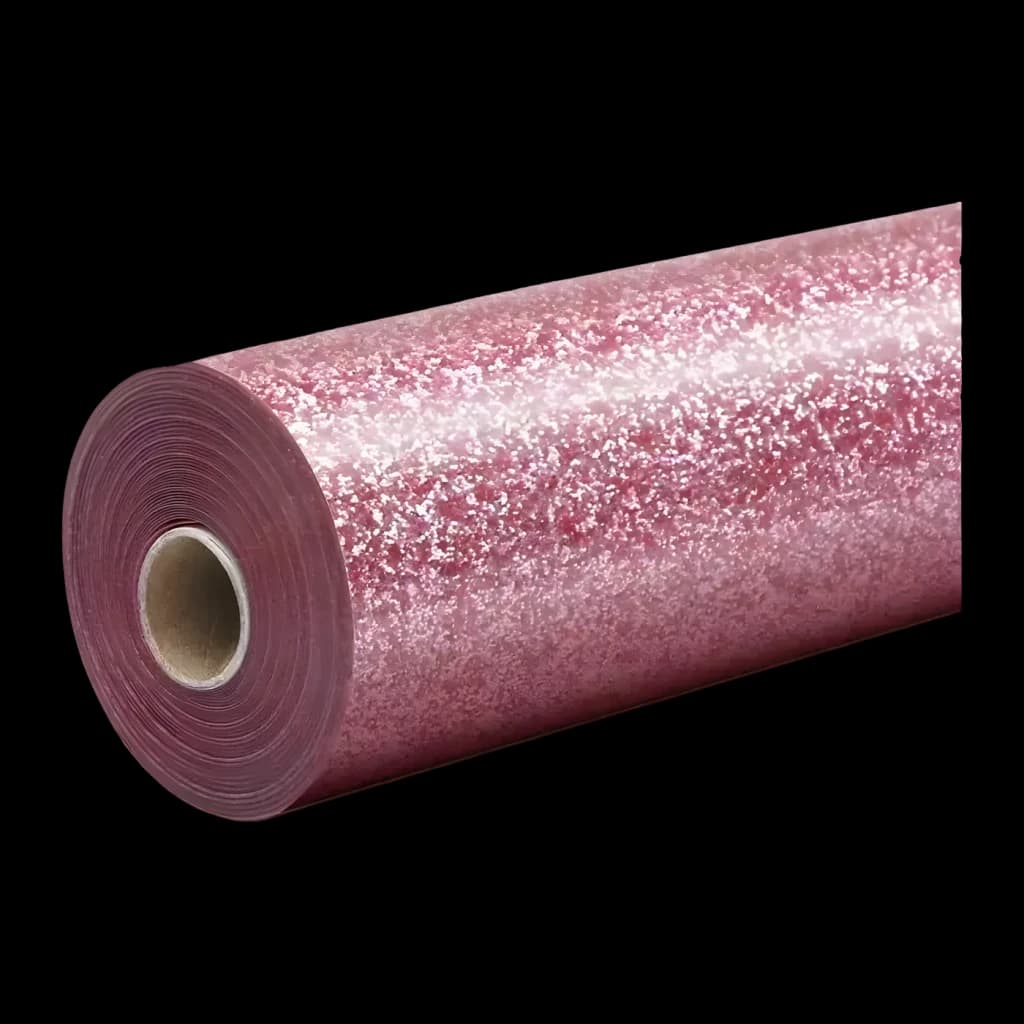 HTVRONT Vinyle textile pailleté 30,5 x 90 cm Rose