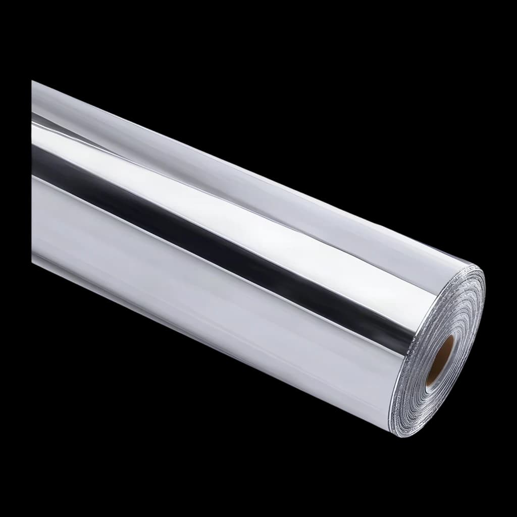 Vinyle adhésif HTVRONT Chrome Metallic 30,5 x 90 cm Argent