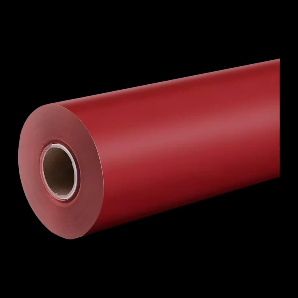 HTVRONT Vinyle Mat Permanent 30,5x180cm Rouge