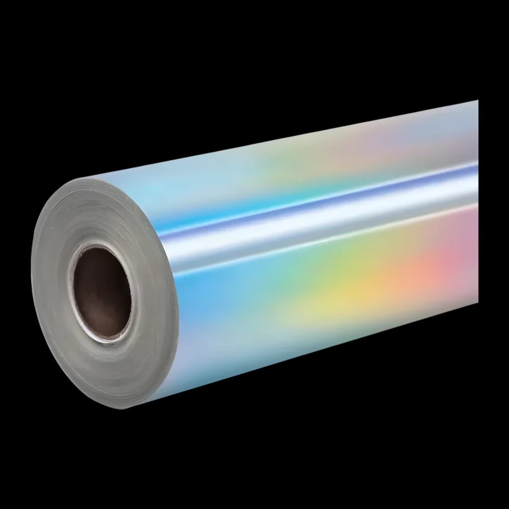 Vinil adesivo HTVRONT Holográfico 30,5 x 90 cm Prata