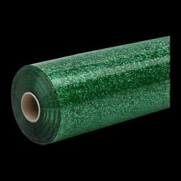 Film thermocollant HTVRONT Glitter Heat Transfer Film 30,5 x 90 cm Vert