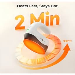 HTVRONT Mini5 prensa térmica compacta 140-180 °C placa Blanc