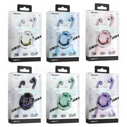 Écouteurs Acefast T8 TWS In-Ear Bluetooth 5.3 7h (30h avec étui) IPX4 Blanc - 45 mAh