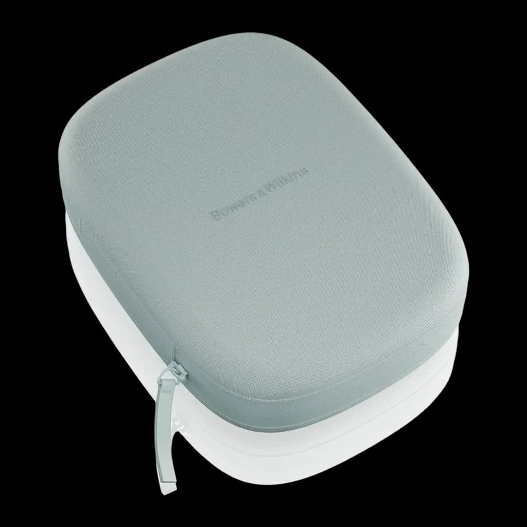 Casque circum-aural Bowers & Wilkins Px8 S2 Réduction de Bruit Active Bleu/Perle - étui rigide avec fermeture éclair