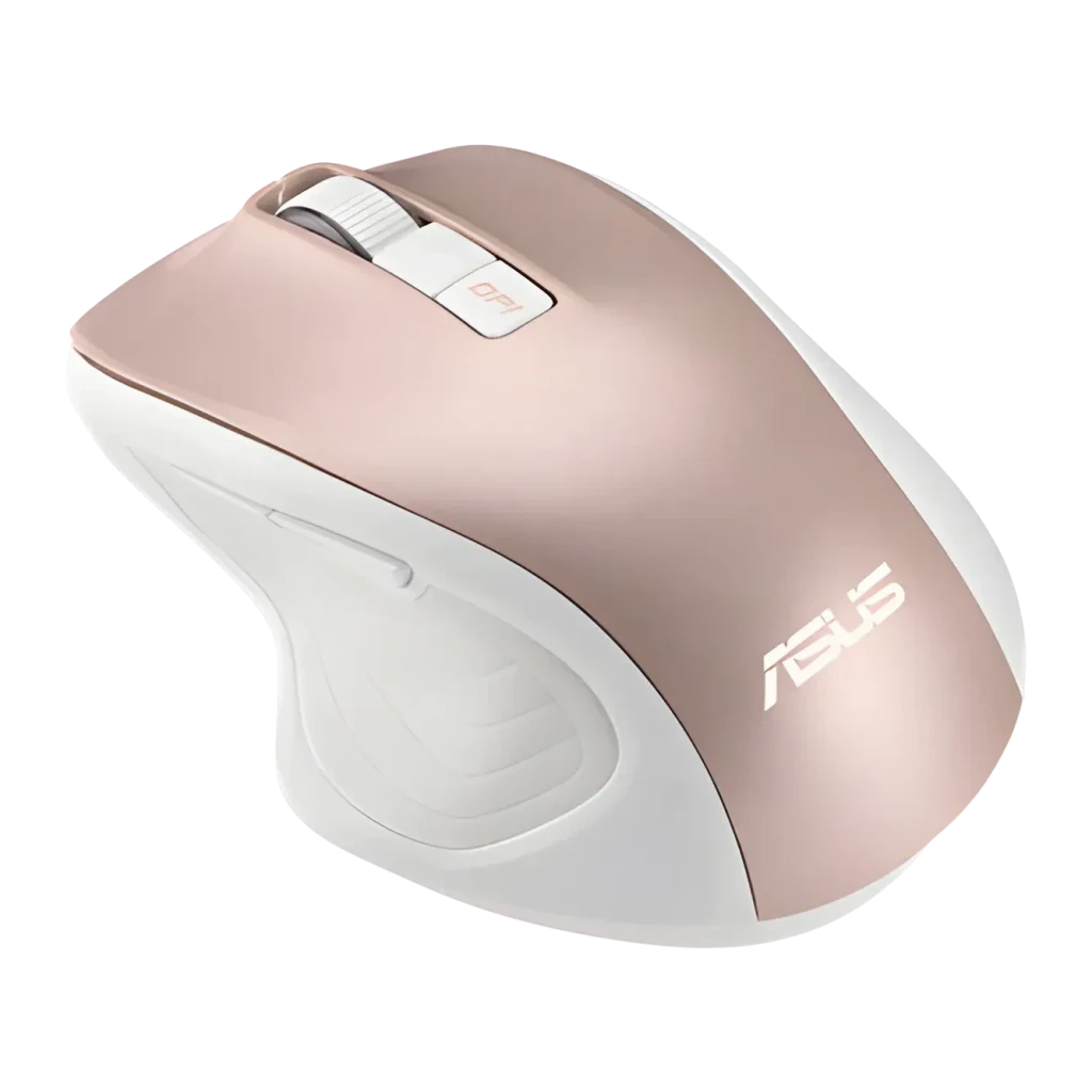Rato ASUS MW202 Ouro Rosa Sem Fios Ergonómico