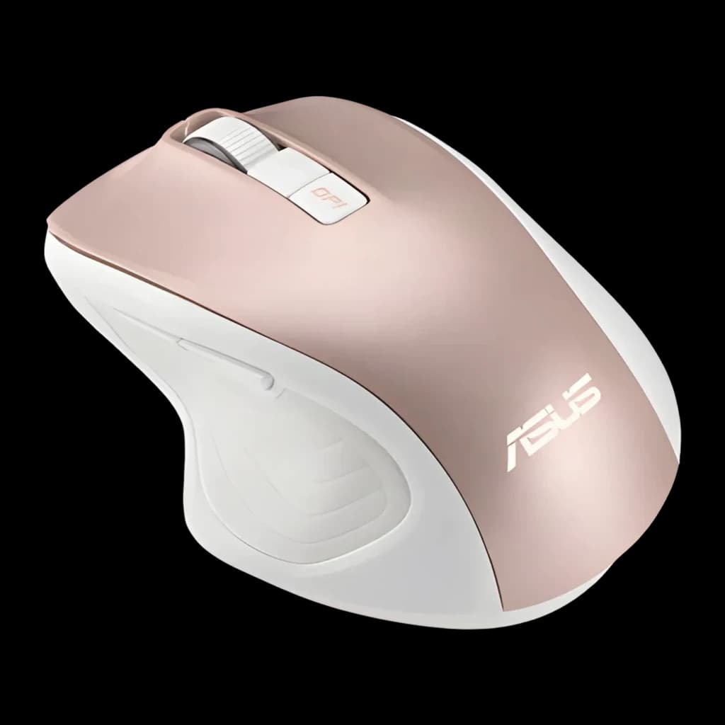 Souris ASUS MW202 Or Rose Sans Fil Ergonomique