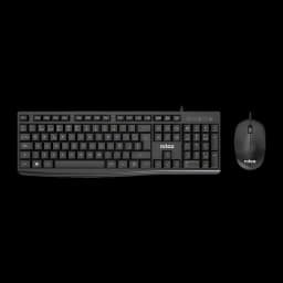 Combo Teclado y Ratón Nilox Negro QWERTY Español NXKME0012