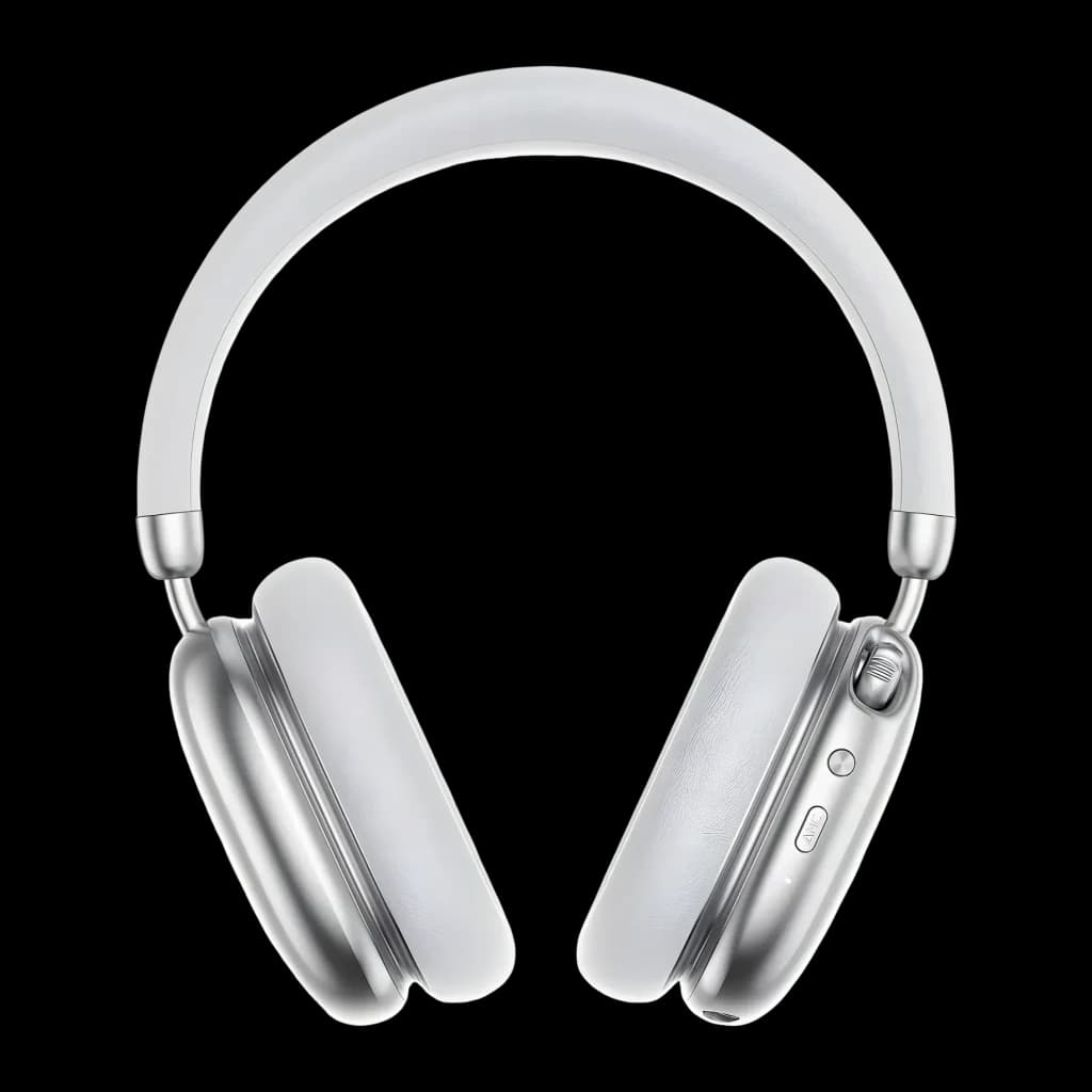 Auriculares Havit Space S1 Cancelación de Ruido Activa Diadema Plata - almohadillas acolchadas y botones laterales
