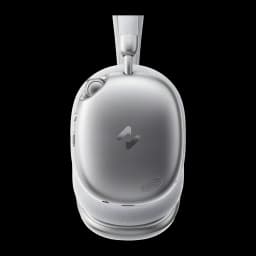 Auriculares Havit Space S1 Cancelación de Ruido Activa Diadema Plata - exterior del auricular derecho plateado con logo