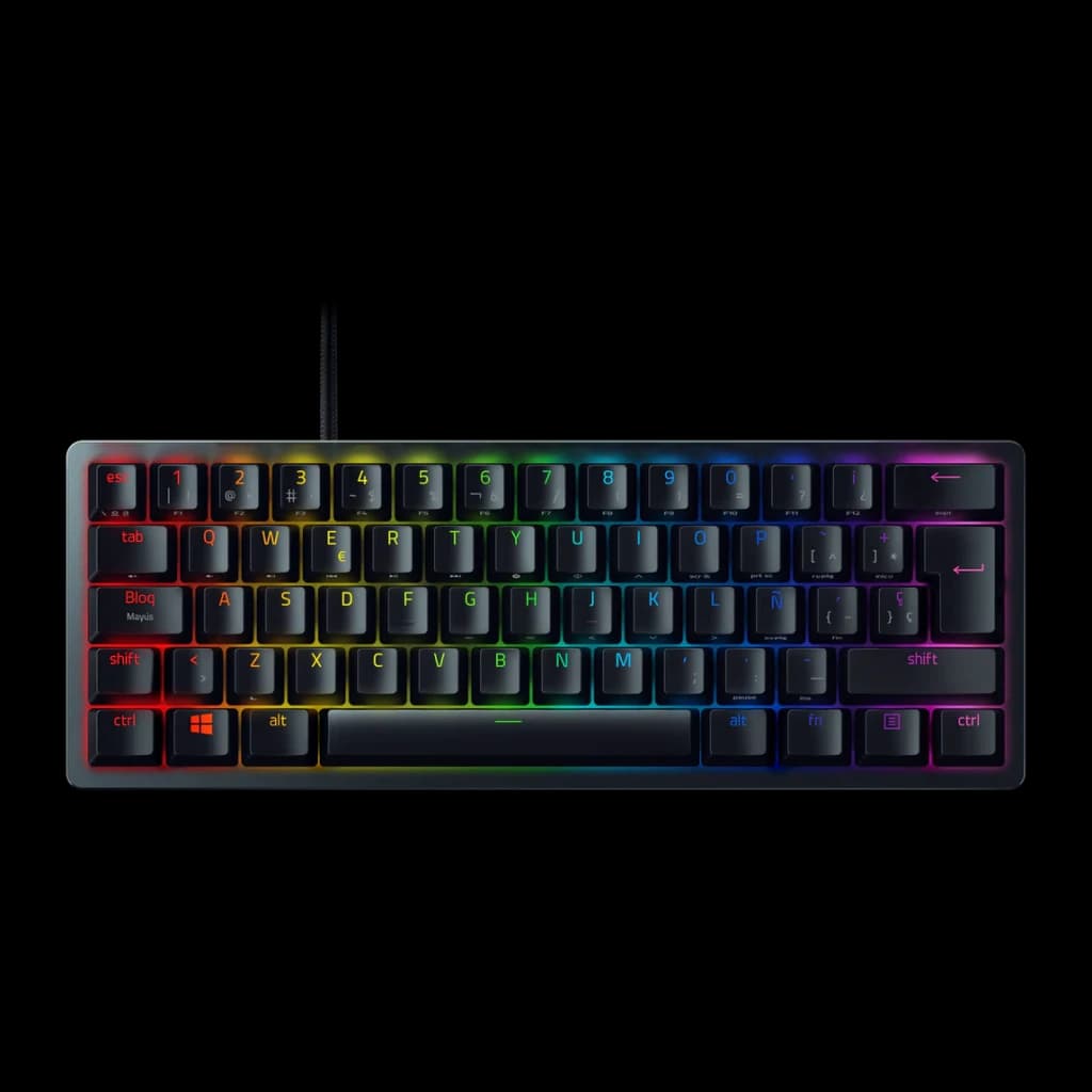 Teclado Gaming Razer Huntsman V3 Tenkeyless 8KHz Óptico QWERTY Español Negro