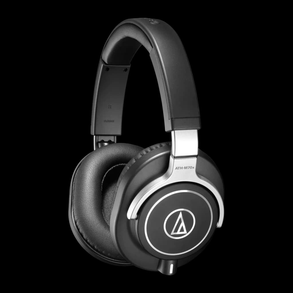 Auriculares Audio-Technica Diadema Cable Jack 3.5mm 45mm Driver Negro ATH-M70X