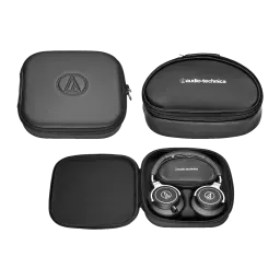Auriculares Audio-Technica Diadema Cable Jack 3.5mm 45mm Driver Negro ATH-M70X - dos fundas rígidas negras
