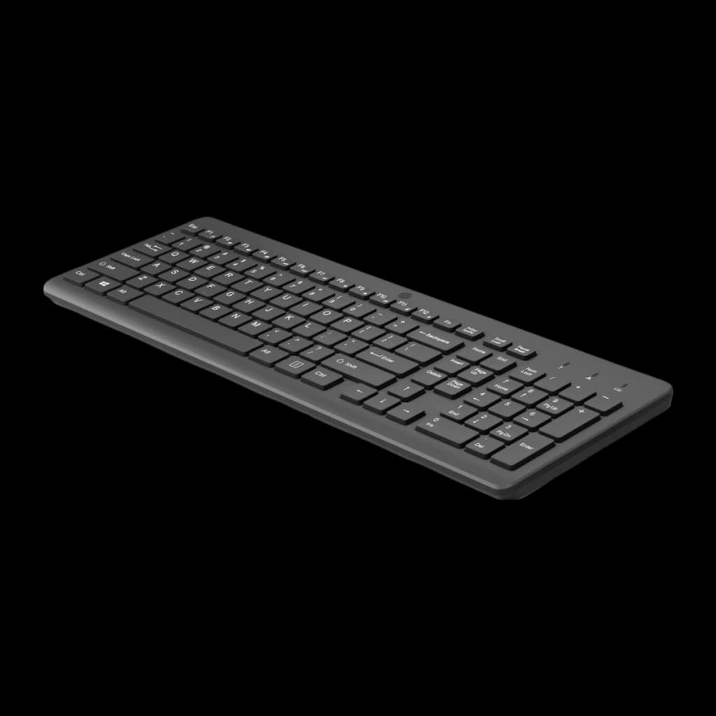 Teclado inalámbrico HP 225 Negro Español - diseño compacto con teclado numérico y teclas de función