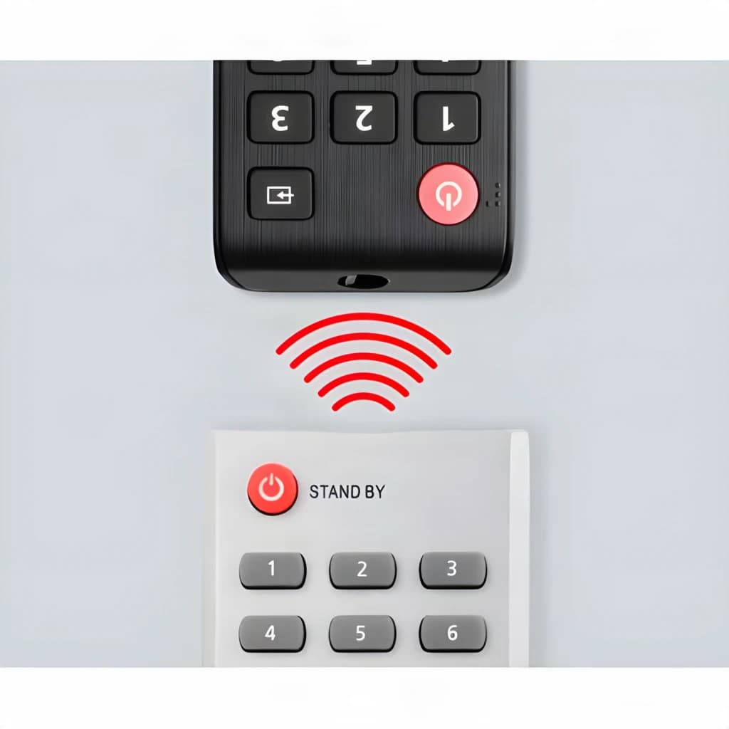 Mando a distancia One For All URC1310 Negro IR Inalámbrico Samsung TV - señal IR entre mando negro y mando original